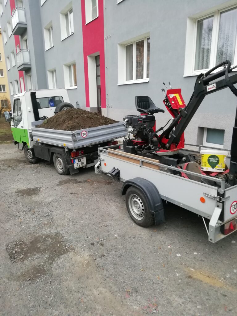 výkopová technika DZS ELEKTROSTAV
